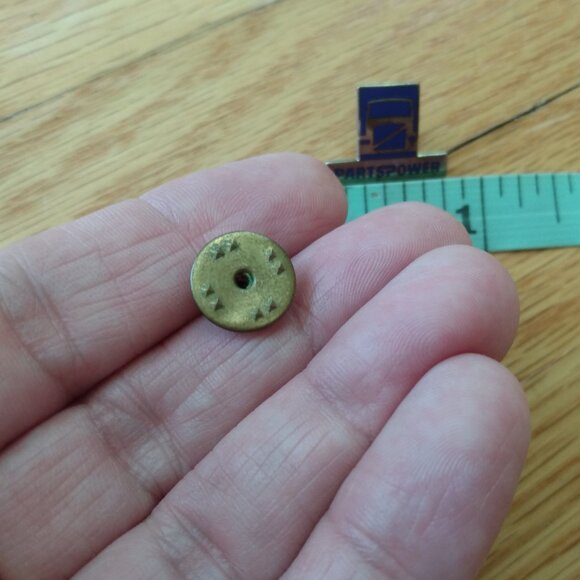 Vintage VOLVO PartsPower Hat Lapel Pin Tie Tack Truck 18 Wheeler Collectible - Picture 10 of 10